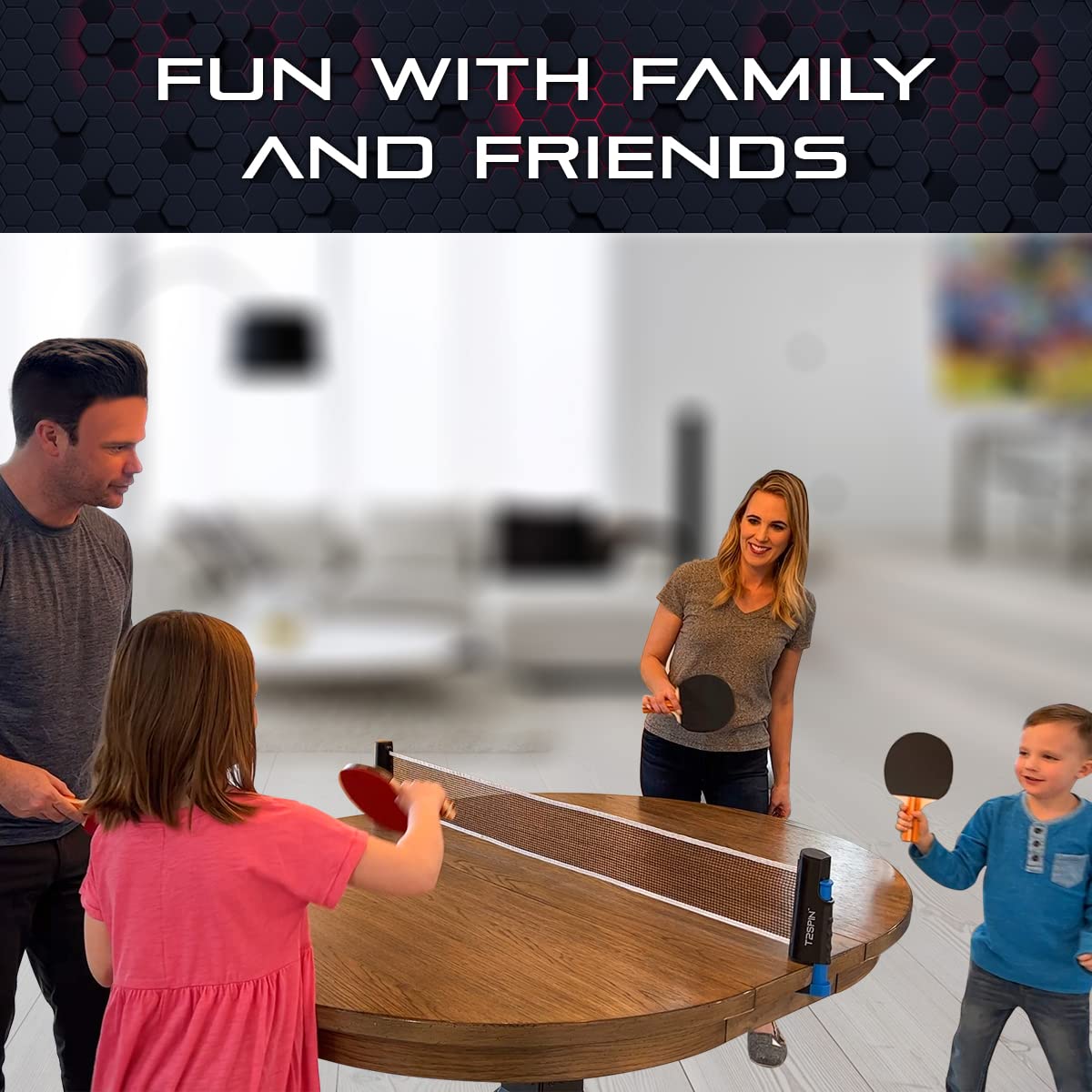 Red de ping pong retráctil de alta calidad para cualquier mesa, red portátil de tenis de mesa, red de ping pong con abrazaderas, accesorios de tenis de mesa, viene con bolsa de almacenamiento 6