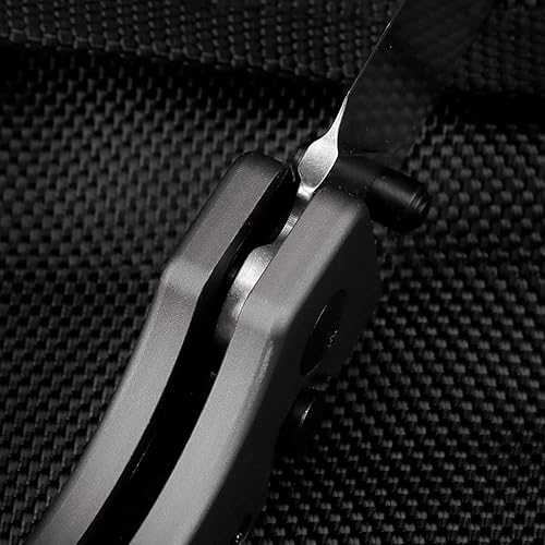 Miniatura 4 de Kizer Original (XL) cuchillo de bolsillo 3.27 en 60.6 in hoja de acero plegable herramientas aluminio mango EDC cuchillo V4605C2