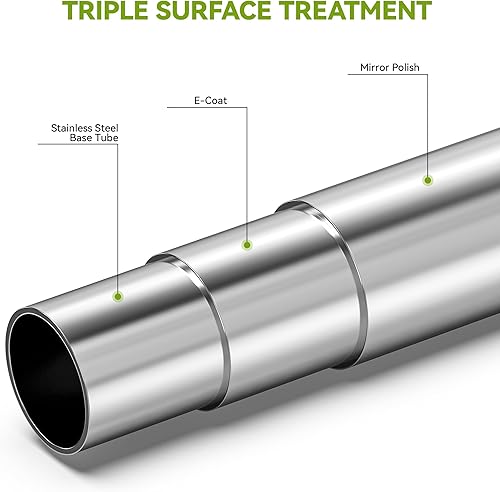 Miniatura 4 de AUTOSAVER88 Barra de toros compatible con Toyota Tundra 2007-2021, Sequoia 2008-2022, cepillo de tubo de acero inoxidable de 3 pulgadas, barra de
