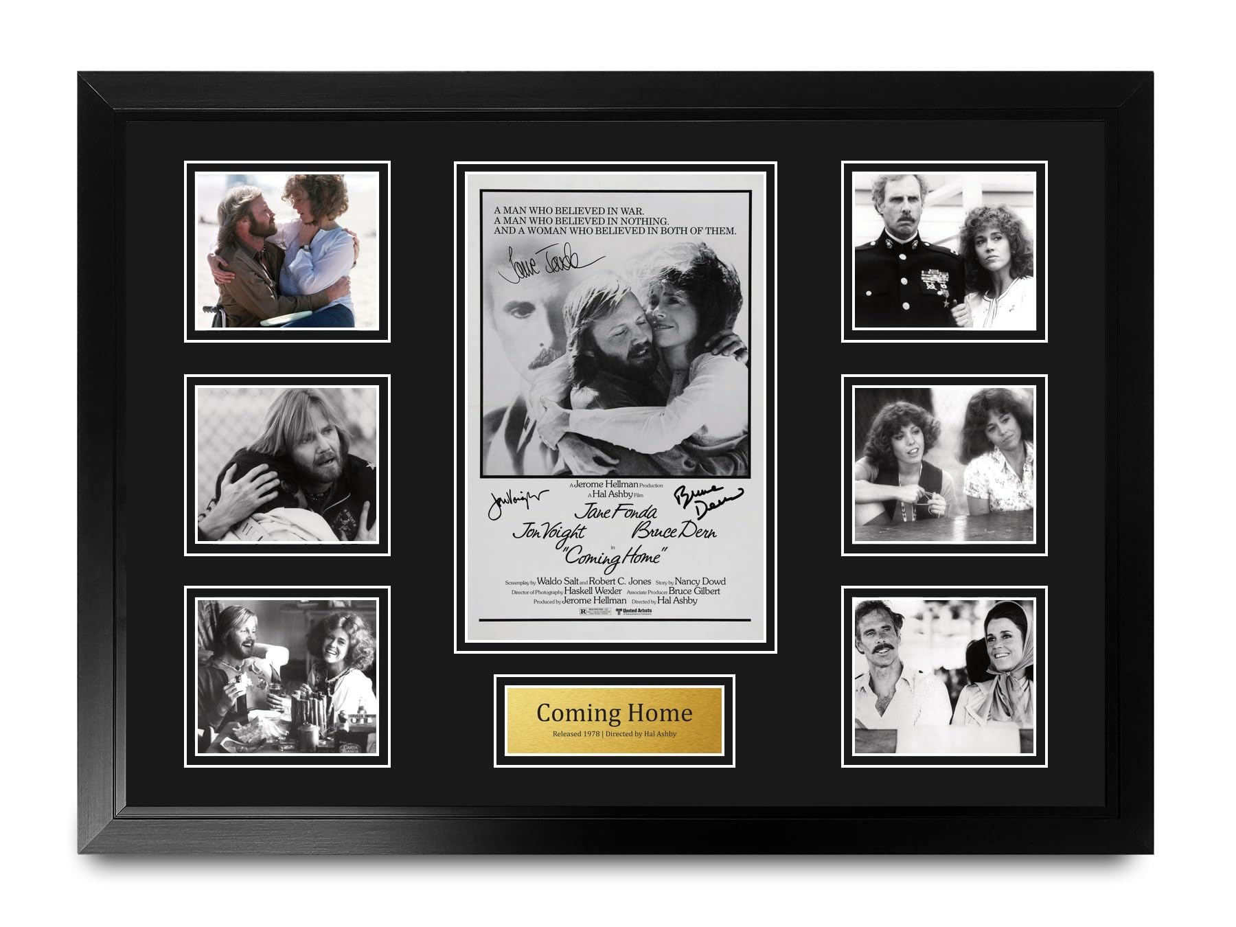 HWC Trading Coming Home Podpisany Plakat Filmowy A2 Deluxe w Ramie