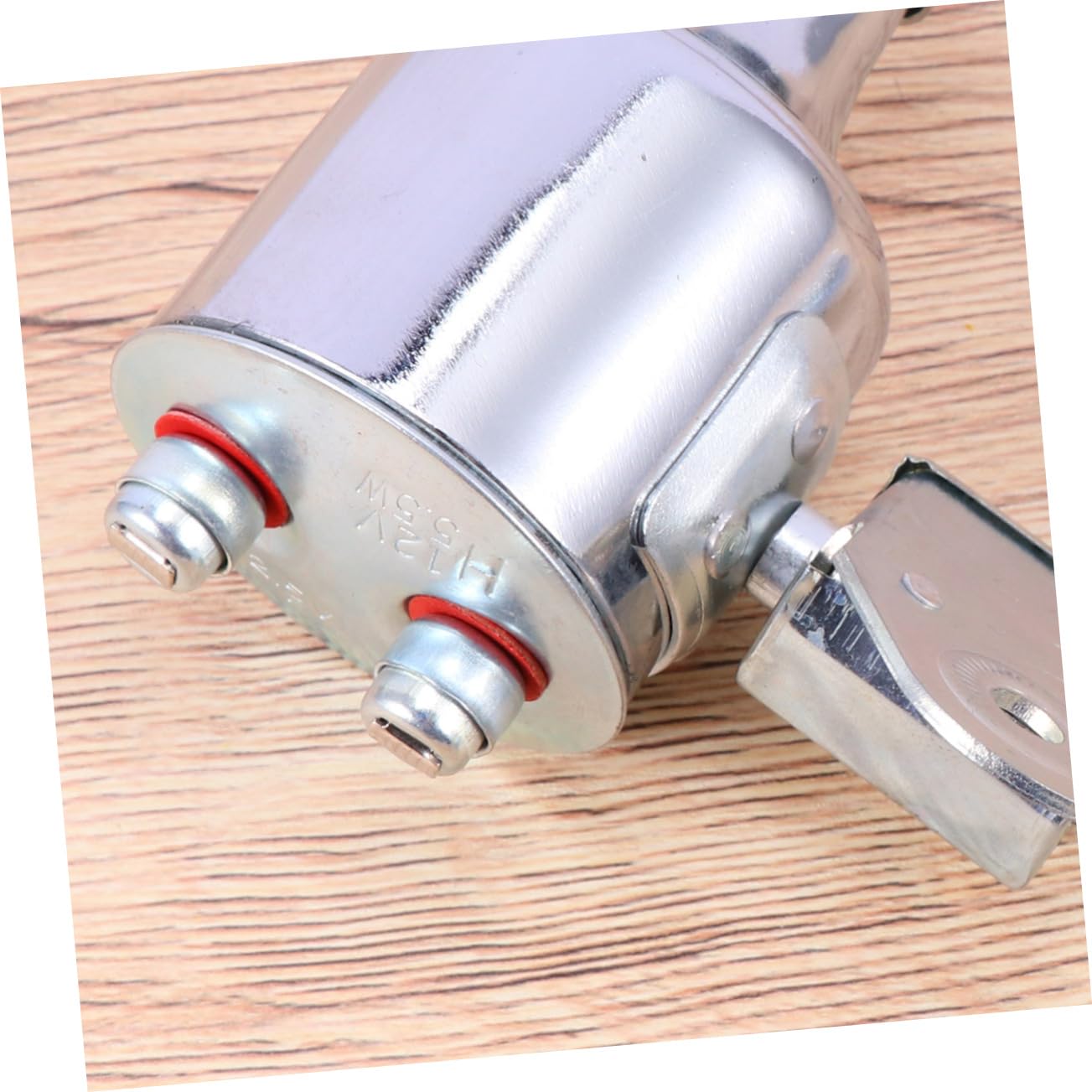 Luce Bici a Dinamo 12v 6w in Plastica e Metallo Argento