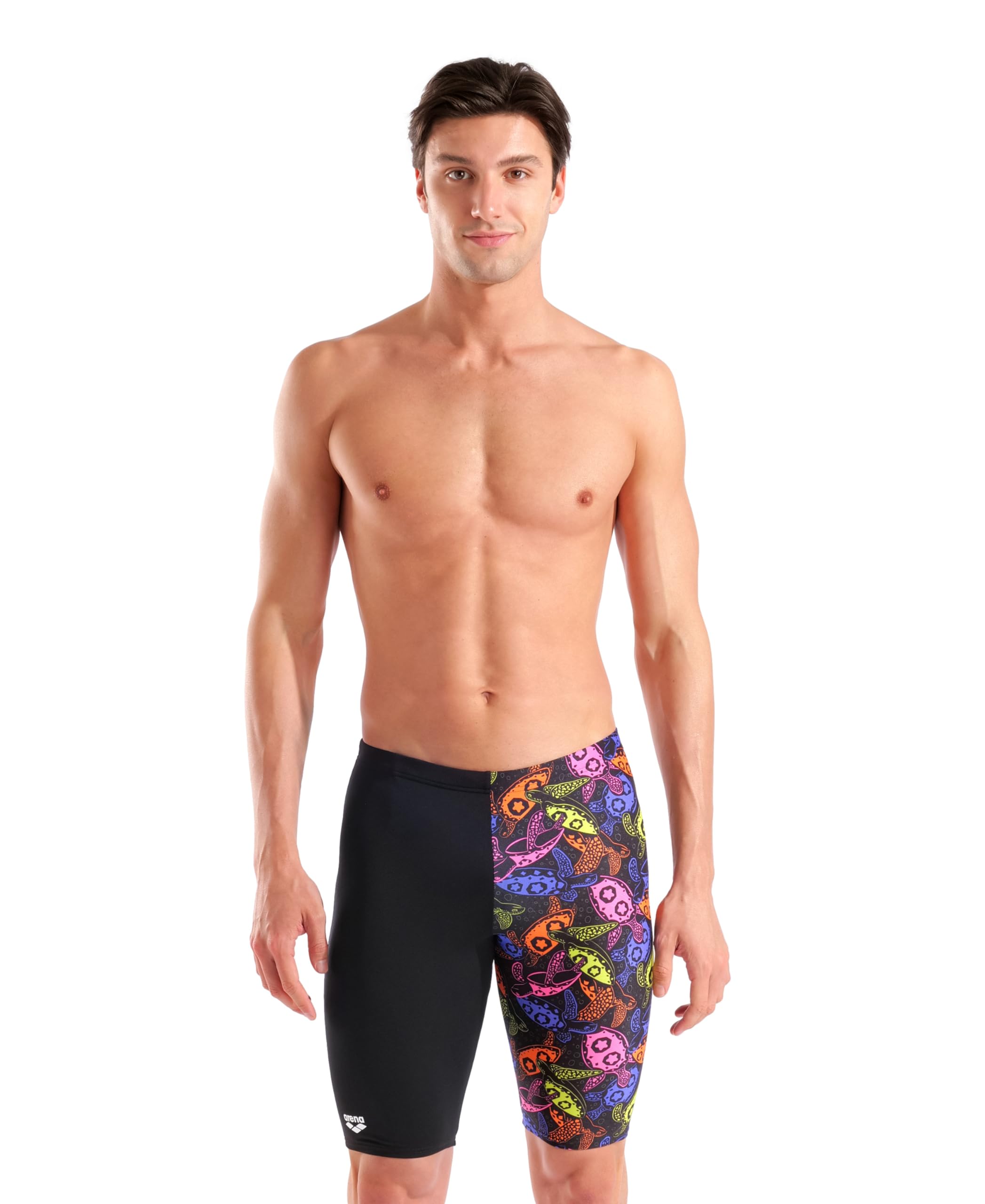 mens Arena Performance Men's Sea Turtles Swim Jammer Sports Shorts Bathing Suit Swim Trunks (pack of 1)