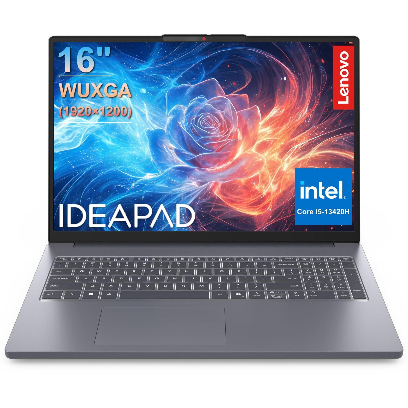 Lenovo Intel 8-Core i5-13420H Laptop Computer 8GB DDR5, 256GB PCIe SSD | 2026 Edition, FHD+ 16", WiFi 6, BT 5.2, Type-C, Windows 11, for student Online Classes, Small Business and Video Conference