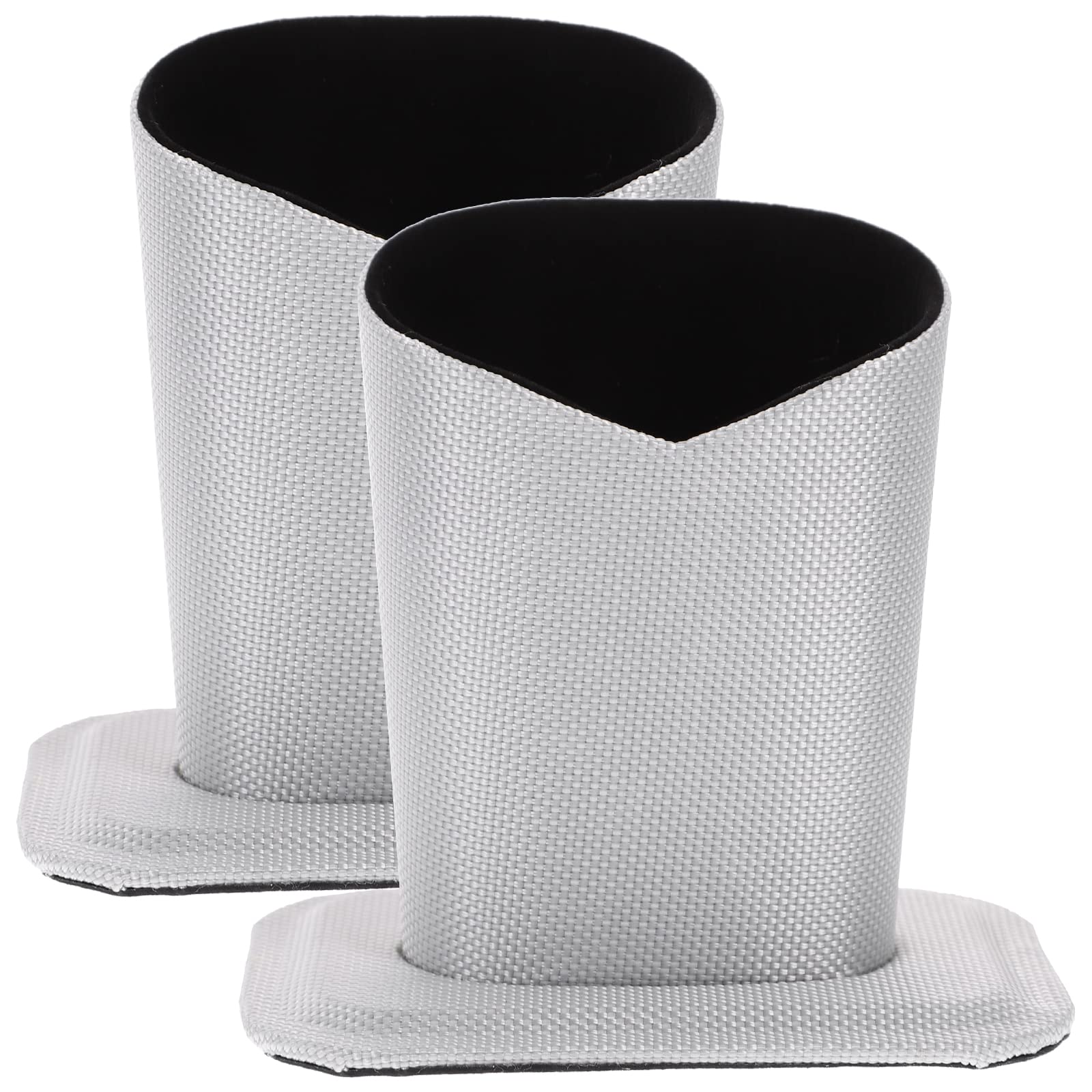 Porte-lunettes Simple Argenté en Tissu, Support pour Lunettes, Lot 2 Pièces