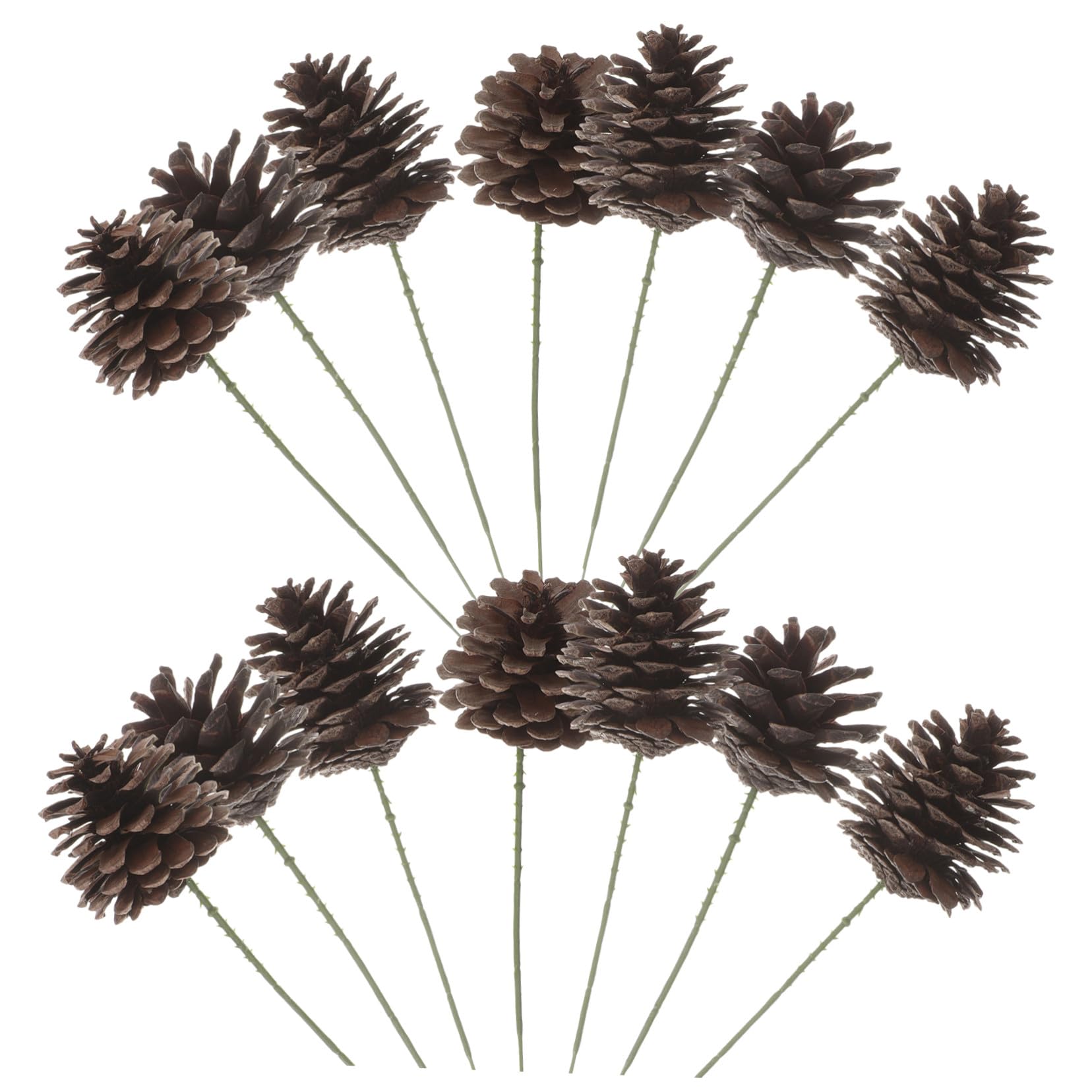 Pics de pommes de pin artificiels Gatuida (20 pcs) pour couronne de Noël
