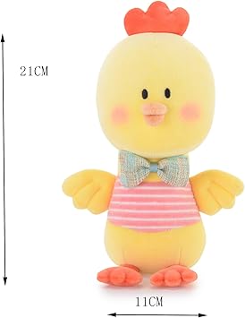 Amazon 人気 Metoo ミートゥー ふわふわ かわいい 癒し ぬいぐるみ キッズ プレゼント シュールな 動物 ファミリーシリーズ 8インチ ひよっこちゃん ぬいぐるみ おもちゃ