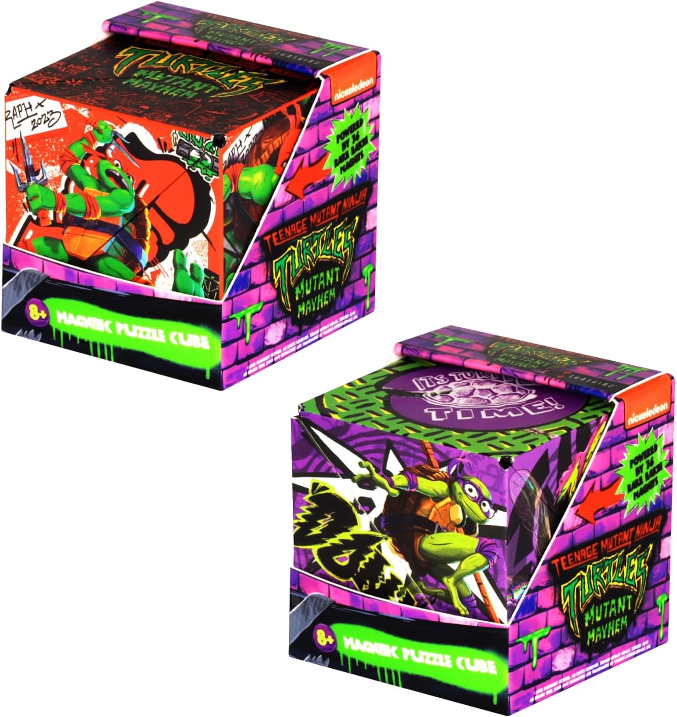 SHASHIBO Teenage Mutant Ninja Turtles Shape Shifting Box - Raphael Series 1 + Donnie Series 1