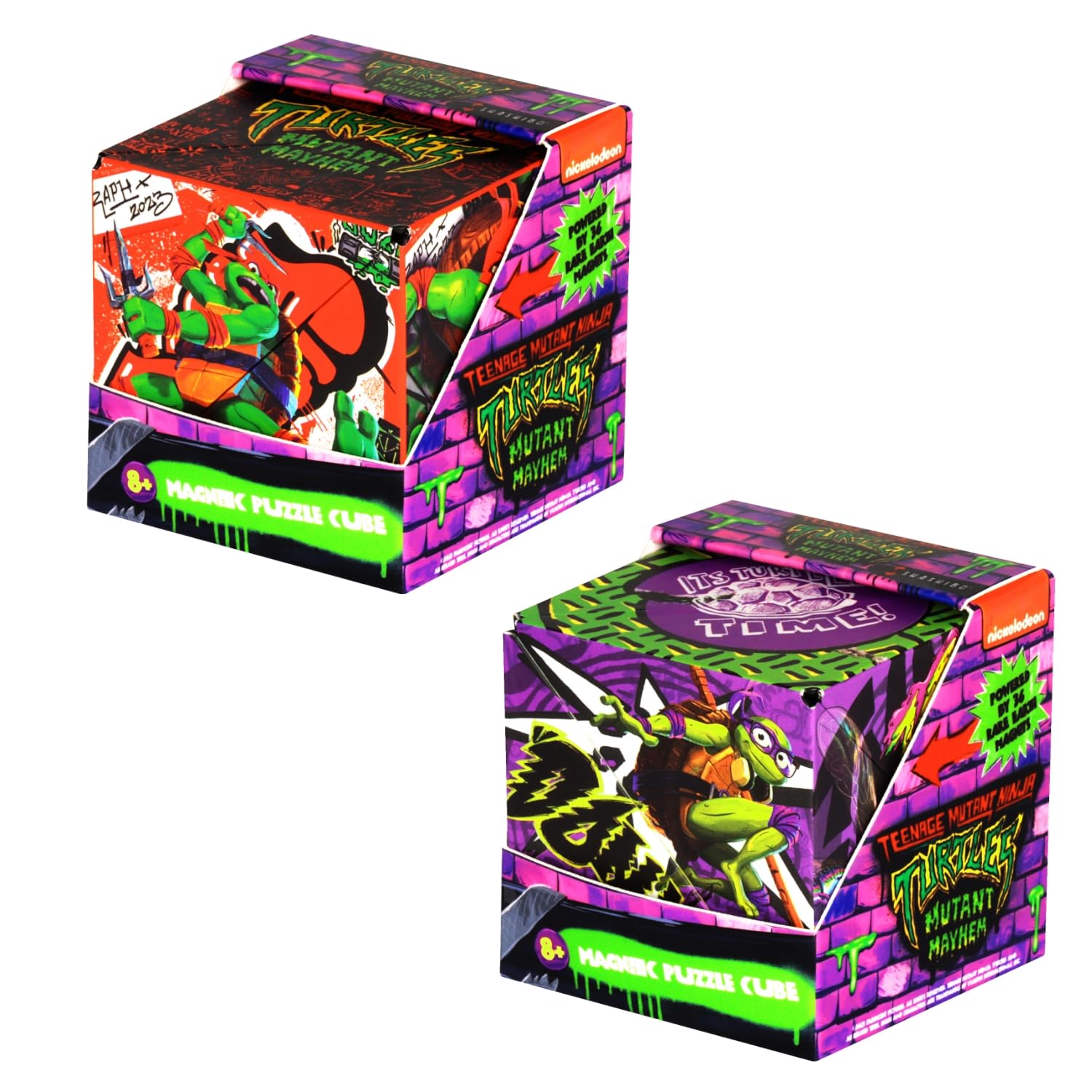 SHASHIBO Teenage Mutant Ninja Turtles Shape Shifting Box - Raphael Series 1 + Donnie Series 1