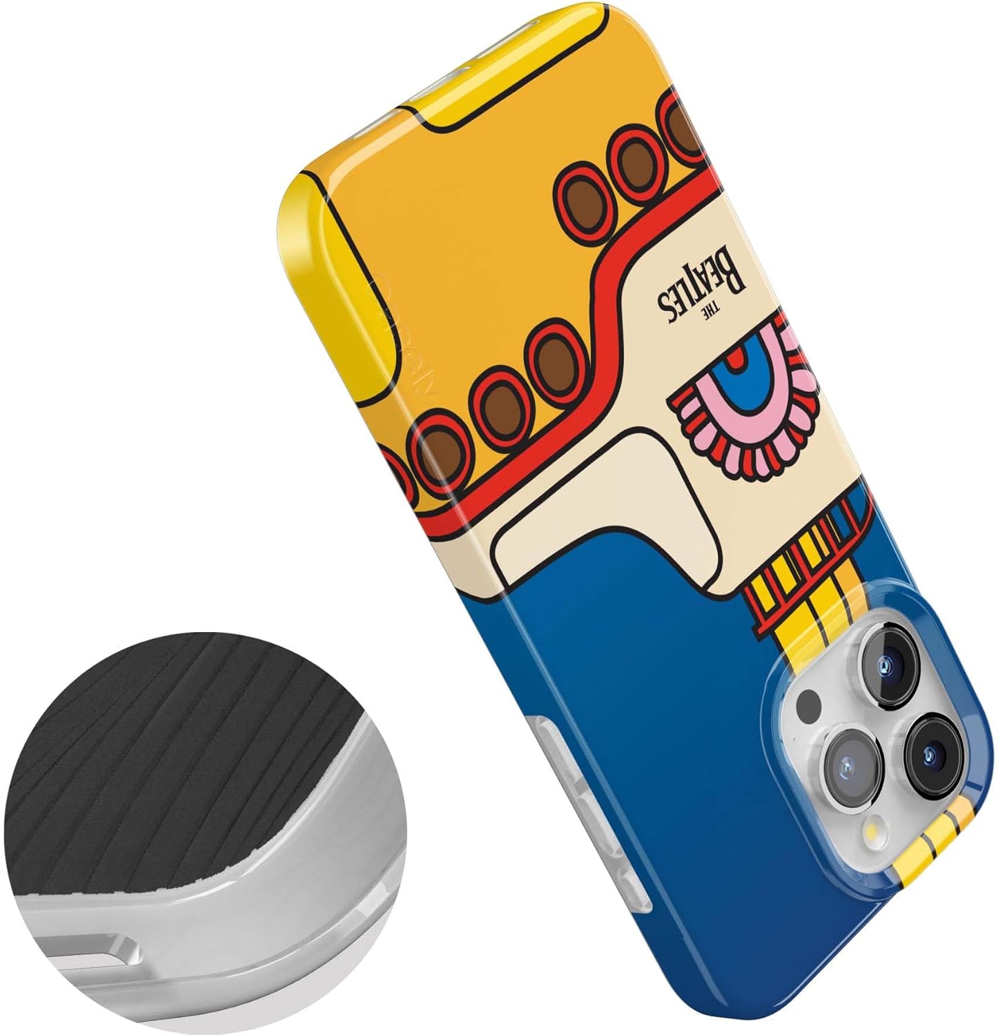 Casely iPhone 15 Pro Case | Yellow Submarine | Beatles | Compatible with MagSafe | Classic Ultra Slim Design