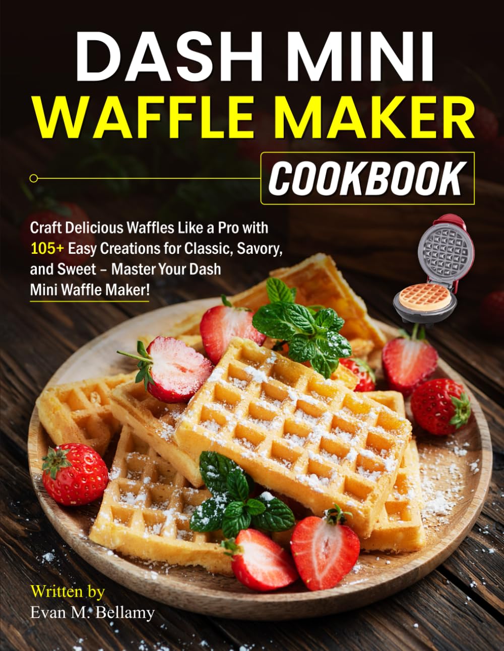 Dash Mini Waffle Maker Cookbook: Craft Delicious Waffles Like a Pro with 105+ Easy Creations for Classic, Savory, and Sweet – Master Your Dash Mini