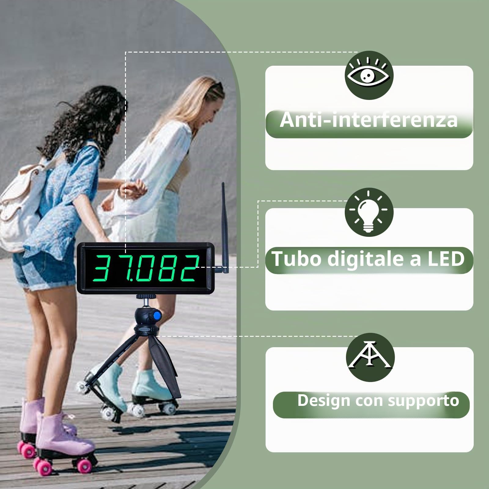 Timer laser wireless per sprint, timer laser per sprint, cronometro da corsa, cronometro per 40 60 Yard Dash Bahn Speed Training Skating