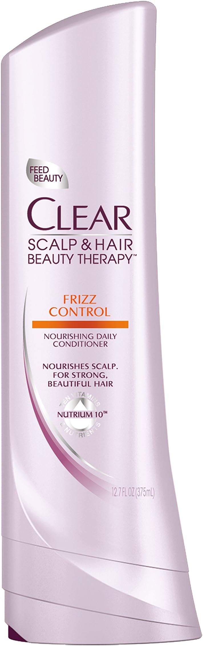 Clear Scalp and Hair Beauty Therapy Frizz Control Nourishing Daily Conditioner, 12.7 Fluid Ounce