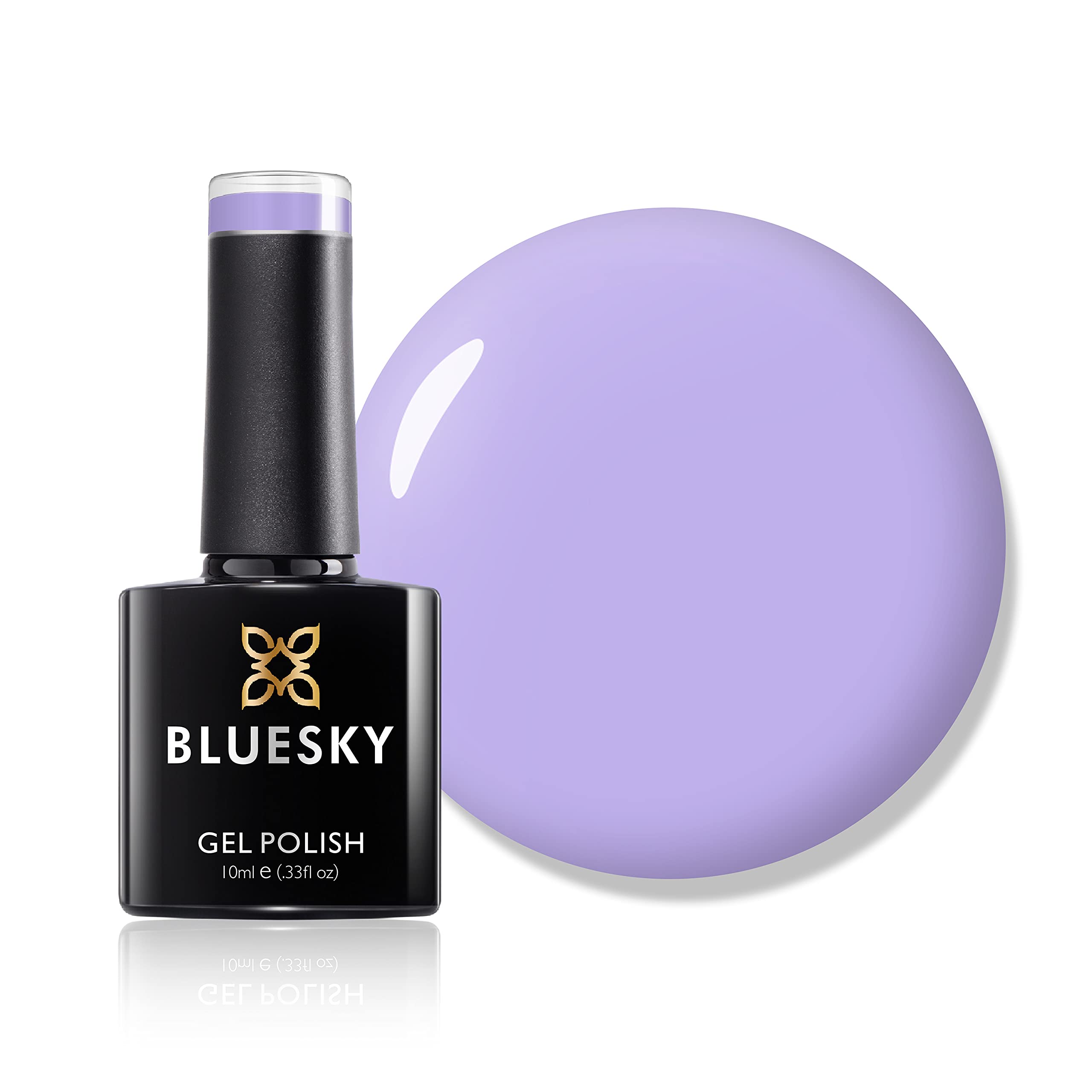 Bluesky Gel Nail Polish, Lavender Dream Dc101, Light, Periwinkle, Purple, Long Lasting, Chip Resistant, 10 ml (Requires Curing Under UV LED Lamp)