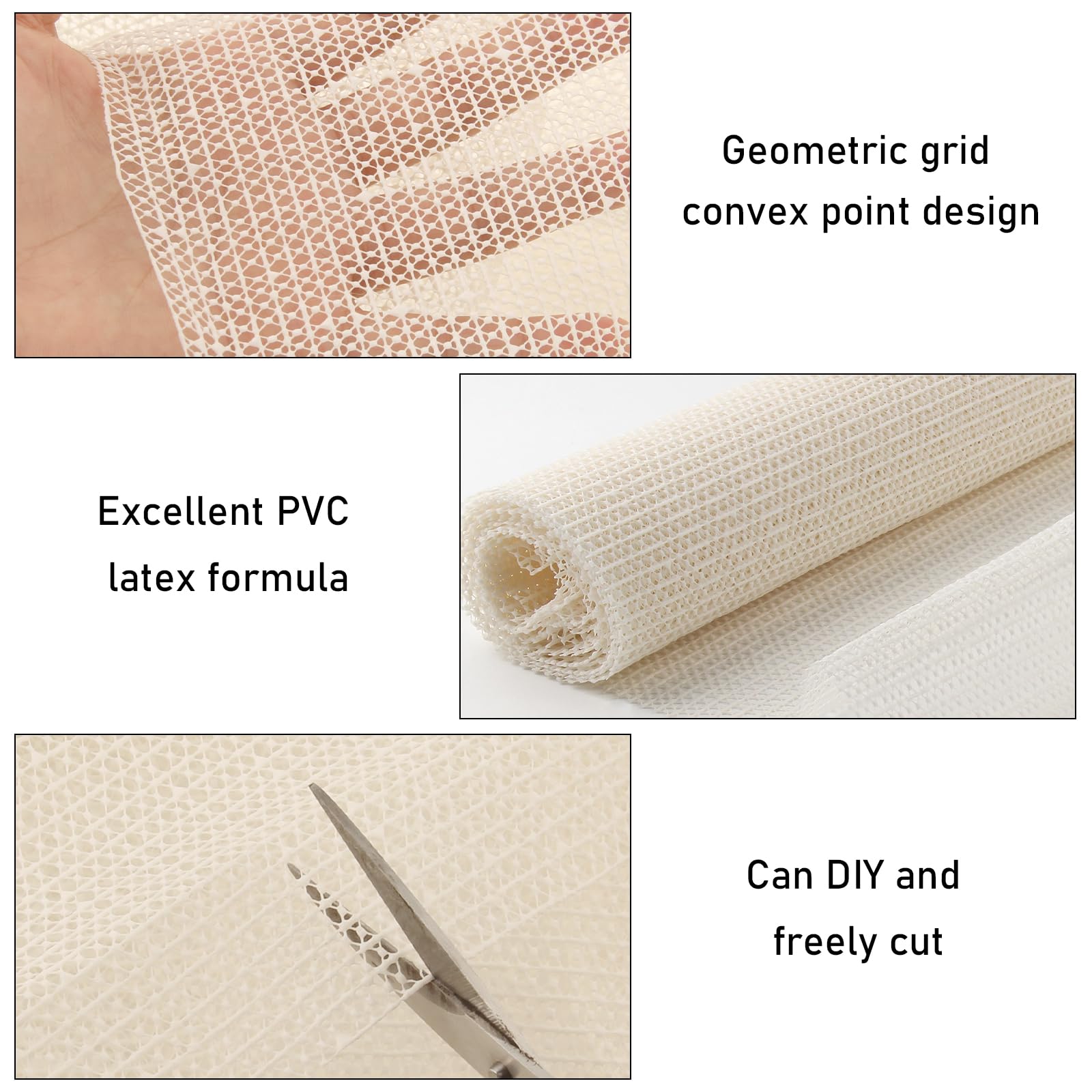 Teppich Wölkchen Tapis & Antidérapant | Stopper Antidérapant Découpable Universal Pour Tiroir De Voiture Coffre | 180 X 180 Cm