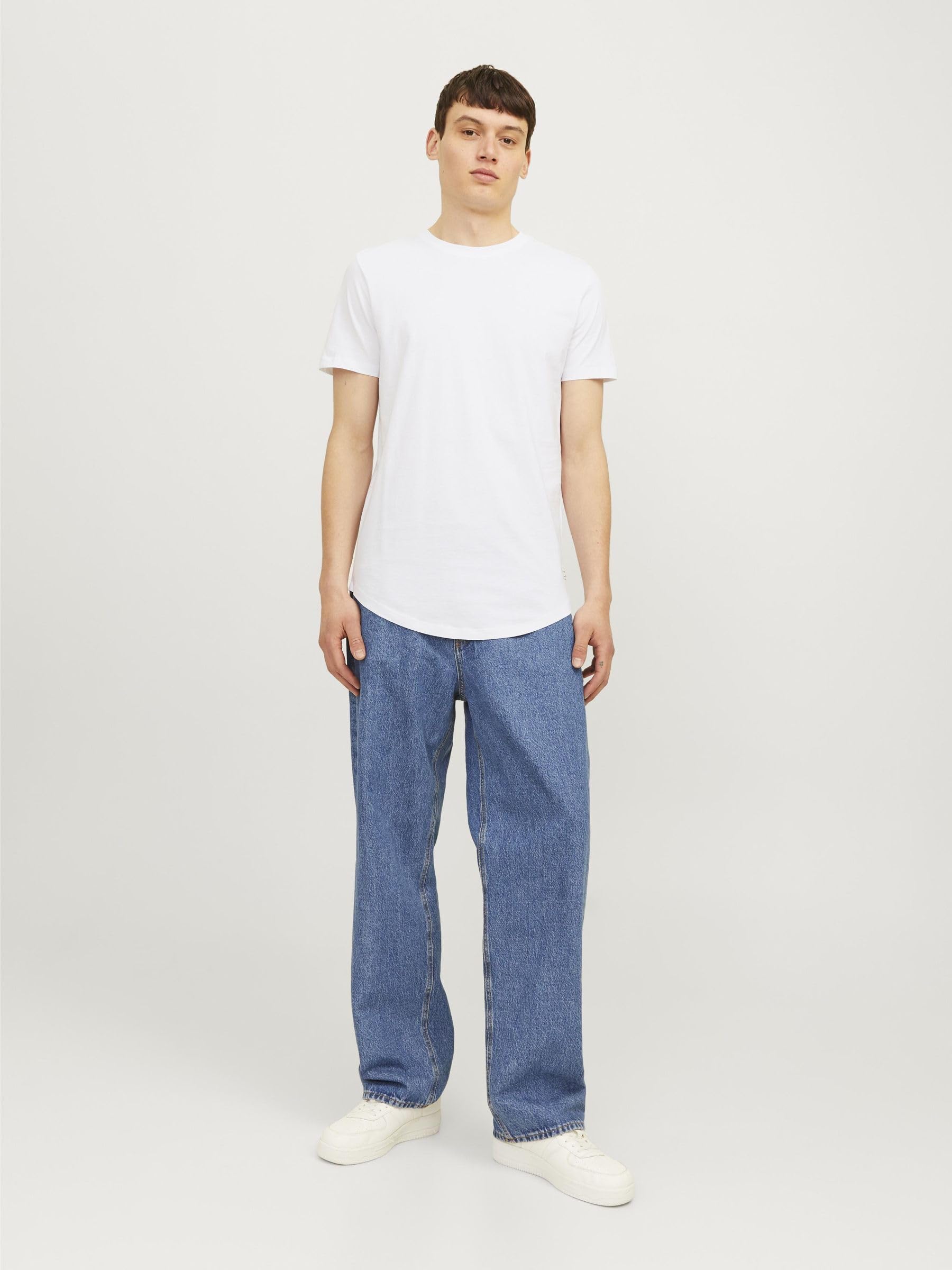 JACK & JONES Koszulka męska bawełna organiczna, czarny, XXL
