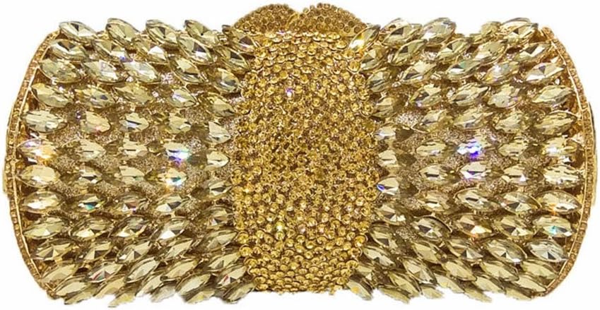 Sparkly Crystal Clutch Purse for Women Evening Bags with Spikes Wedding Party Rhinestone Clutch Handbag,Mini