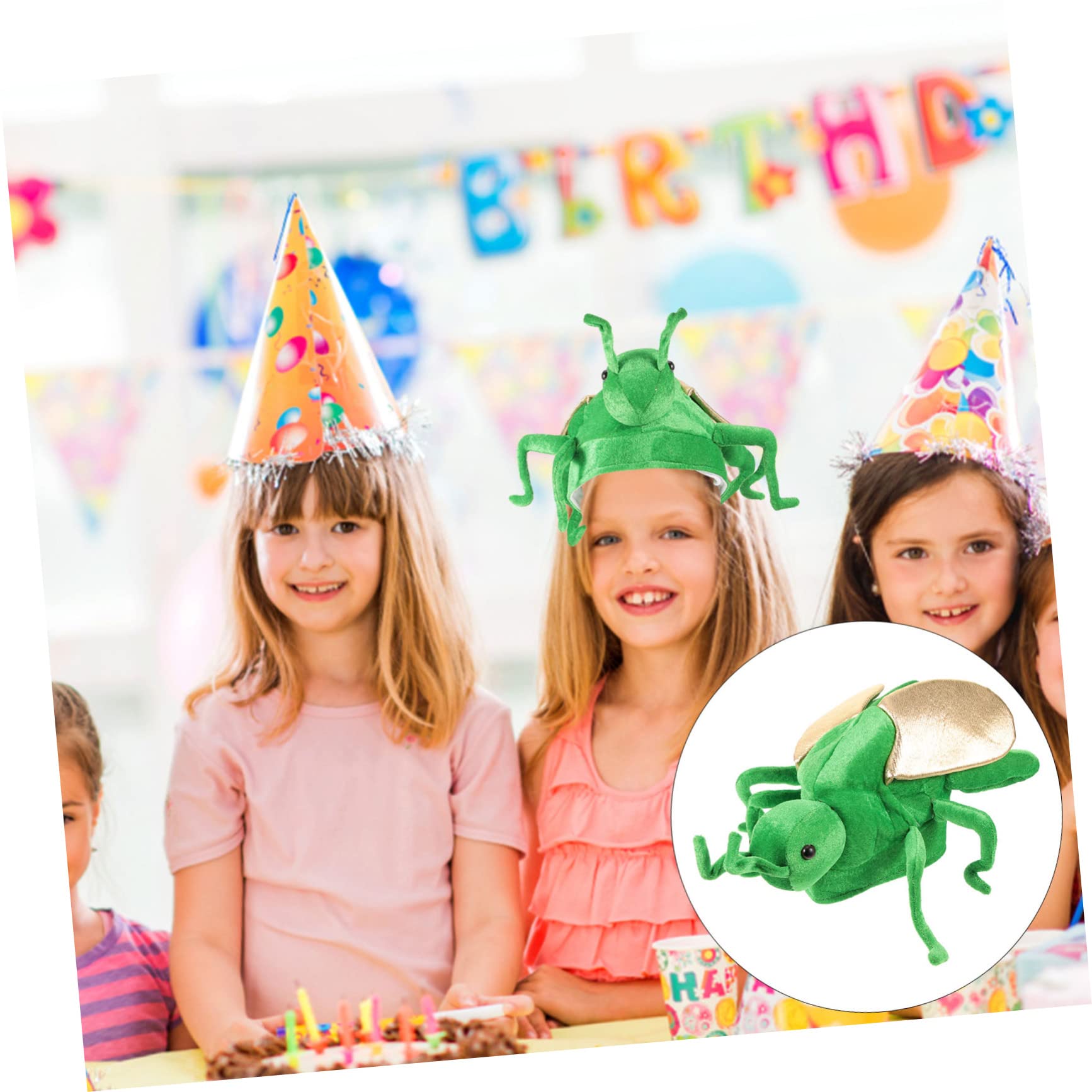 DECHOUS 4piezas Sombrero De Diseño Animal Para Fiestas Accesorio Divertido De Cartoon Para Celebraciones Headdress De Rendimiento De Animales Para Eventos y Fotografía