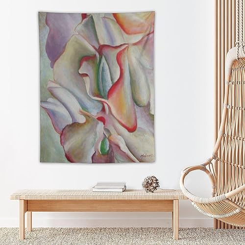 Miniatura 5 de Pink Sweet Peas (1926) by Georgia OKeeffe Painting Poster Wall Art Tapestry Decorative Bedroom Modern Home Print Picture Artworks Tapestries 30"x40"