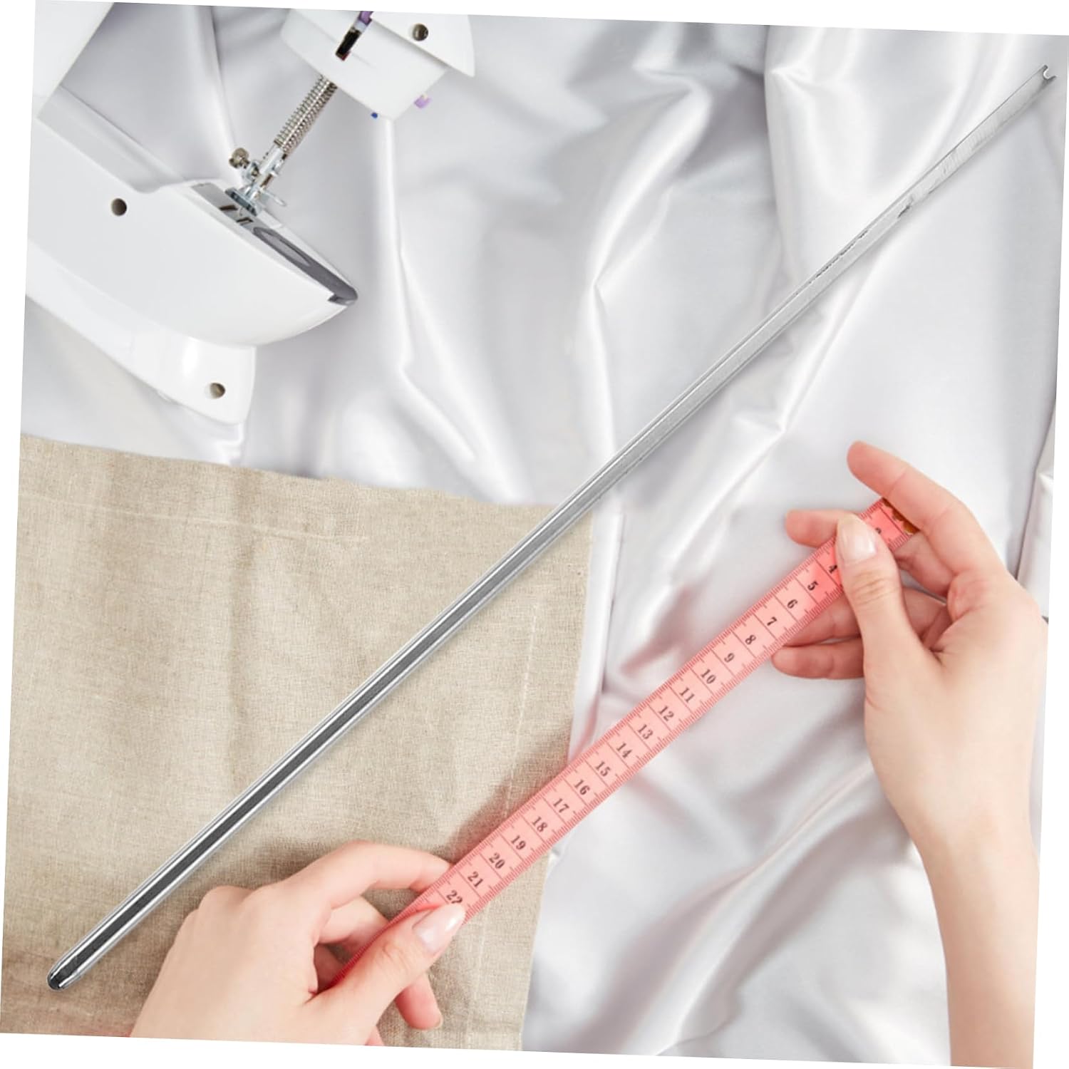 Artibetter Stainless Steel Flipping Rod for Plush Doll Making Ergonomic Grip Tool for Stuffed Animal Crafting Precision Control for Accurate Sewing and Cutting for Home and Workshop