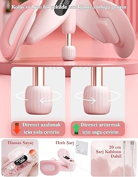 Inner Leg Exercise Tool Kegel Device Pelvic Base Muscle Tool Hip and Arm Firming Pink
