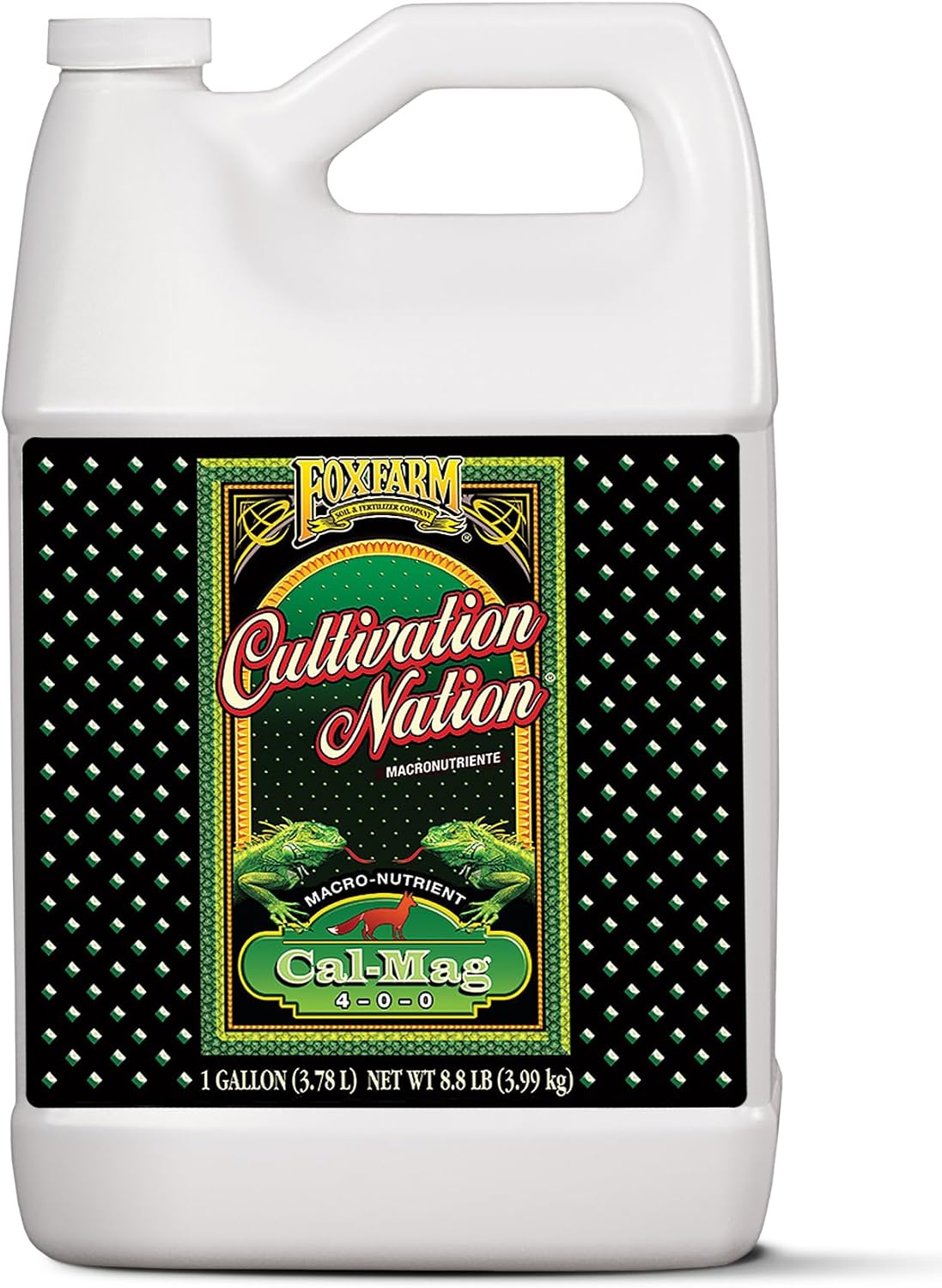 FoxFarm Cultivation Nation Cal-Mag for Plants - 4-0-0, 3% Calcium, 1% Magnesium - 1-Quart