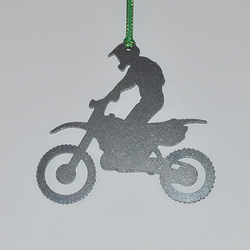 Miniatura 6 de Dirt Bike with Rider Metal Ornament Keepsake Souvenir