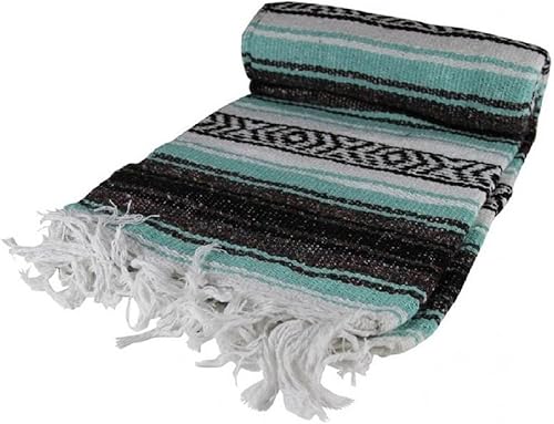 Miniatura 5 de Coast2Coast Auténtica manta mexicana falsa (gris)