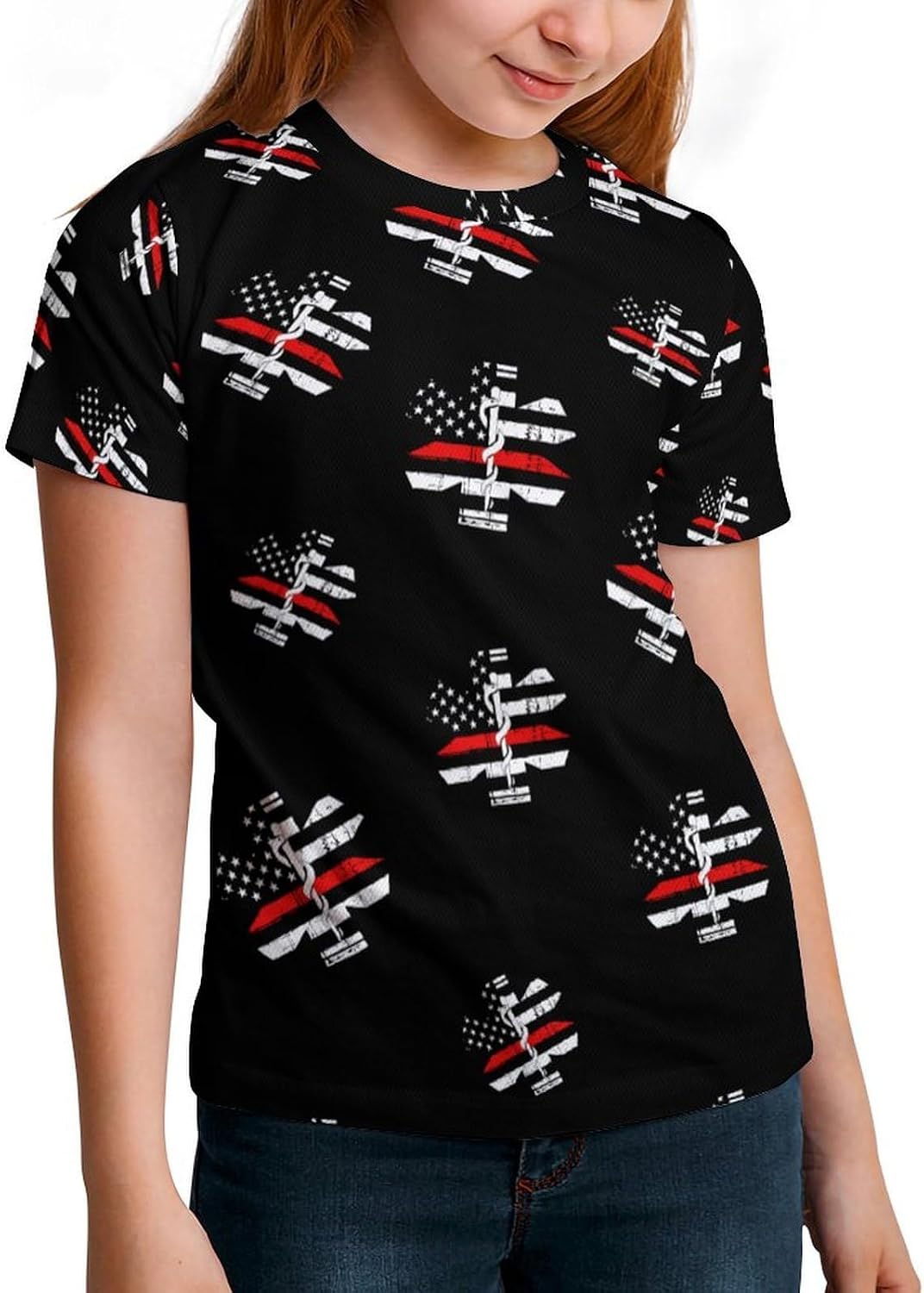EMS Star of Life T Shirt for Boy Girl Top Short Sleeve T-Shirt Graphic Tee