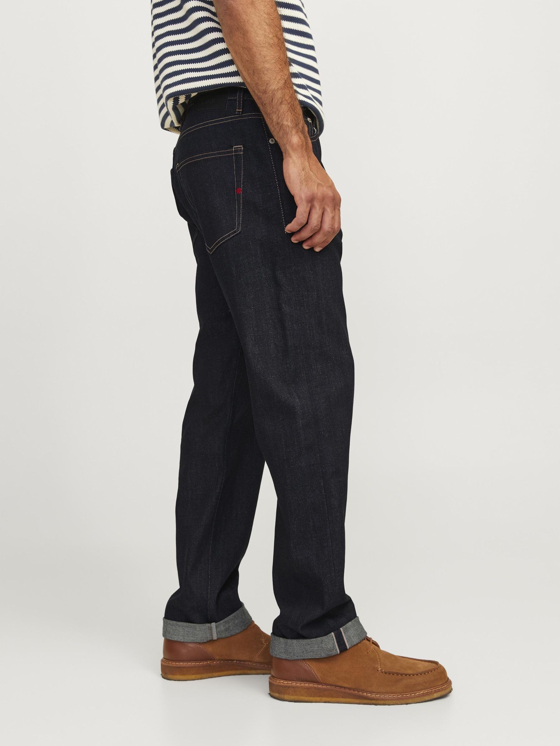 JACK & JONES Relaxed Fit Jeans RDD Royal RI 324 Selvedge Relaxed Fit Jeans