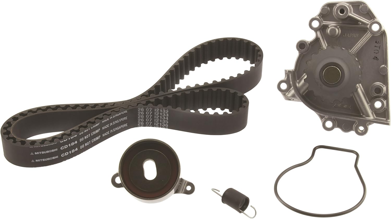 AISIN GENUINE TKH-014 Engine Timing Belt Kit with Water Pump - Compatible with Select Acura Integra Honda CR-V