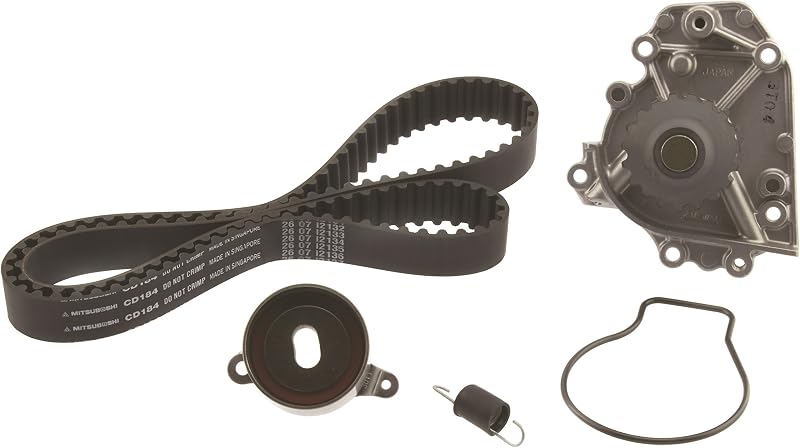 GENUINE TKH-014 Engine Timing Belt Kit with Water Pump - Compatible with Select Acura Integra Honda CR-V