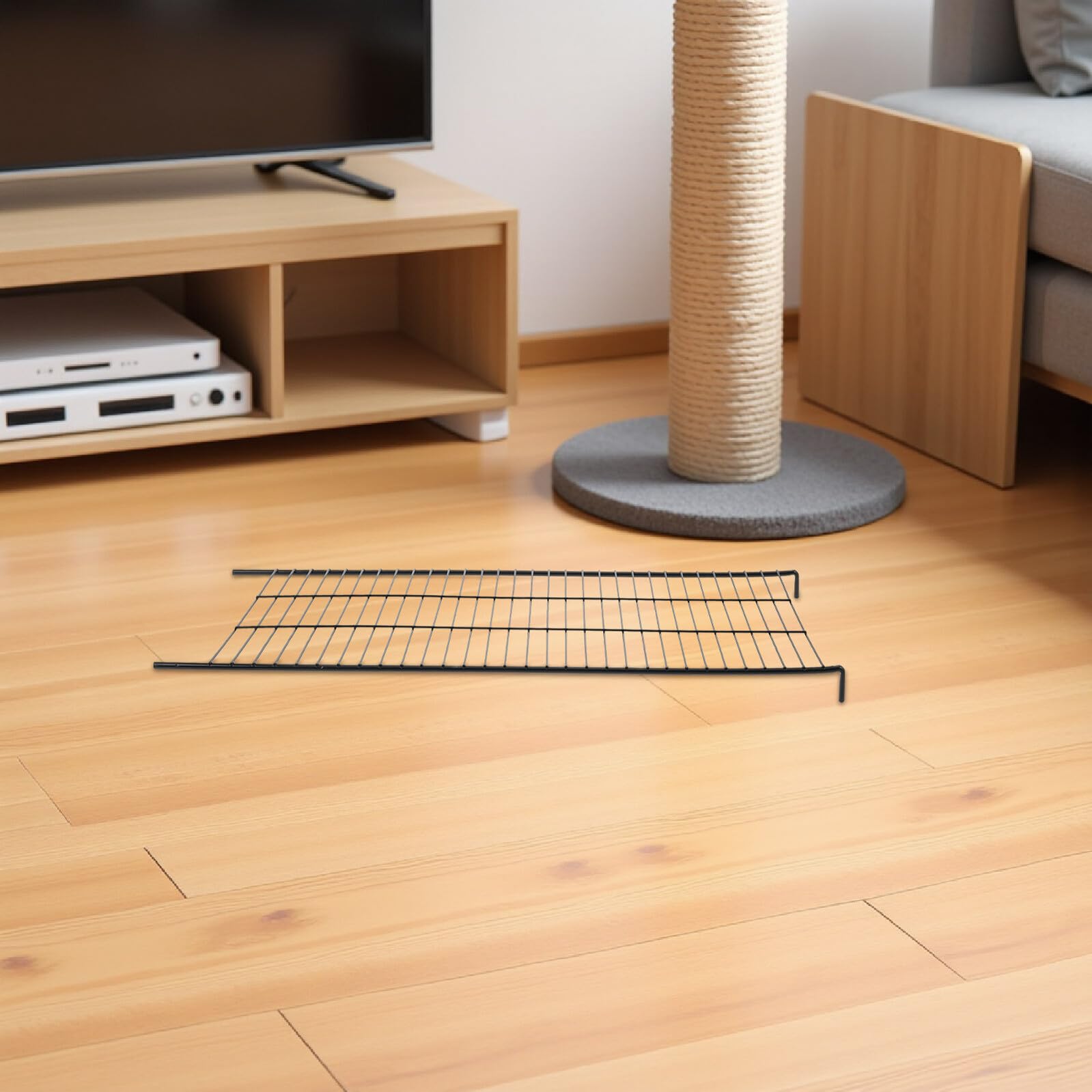 Escalera de Hierro Negra para Jaula de Gatos 2 Piezas, Accesorio Multifuncional para Corral de Gatitos y Diseño Flexible para Uso en Jaula de Interior