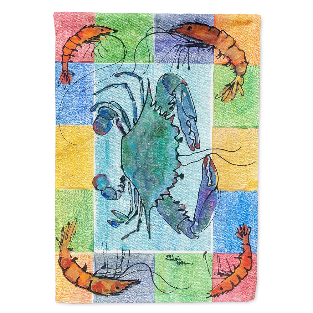Crab Flag Canvas décoration de terrasse et jardin pour maison de bord de mer