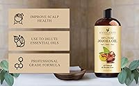 Vista 4 de Handcraft Blends Aceite de jojoba – Prensado en frío de 16 onzas líquidas – Aceite portador 100% puro y natural de grado premium para piel y cabello