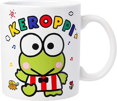 Miniatura 35 de Silver Buffalo Sanrio Hello Kitty and Friends Kuromi Poses - Taza de cerámica, 20 onzas