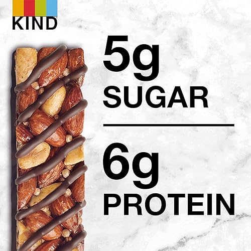 Miniatura 4 de Kind Bars  Nueces y especias  Ingredientes #1 almendras saludables para el corazón, bajo en azúcar, 0.21oz de proteína, sin gluten, sin lácteos,