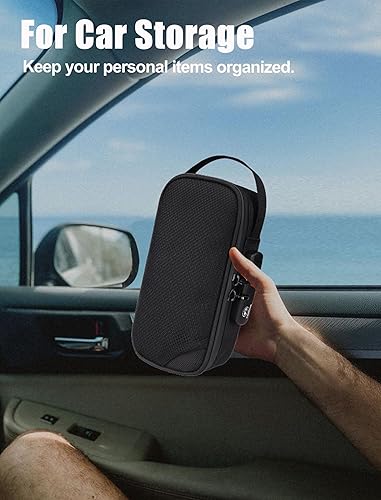 Miniatura 4 de FIREDOG Bolsa a prueba de olores con cerradura, contenedores forrados de carbono a prueba de olores para almacenamiento de viaje