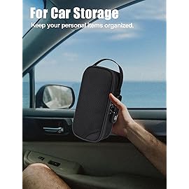 FIREDOG Smell Proof Bag with Combination Lock, Smell Proof Case for Storage (Blue Camo, 8x4x2.75 Inch)