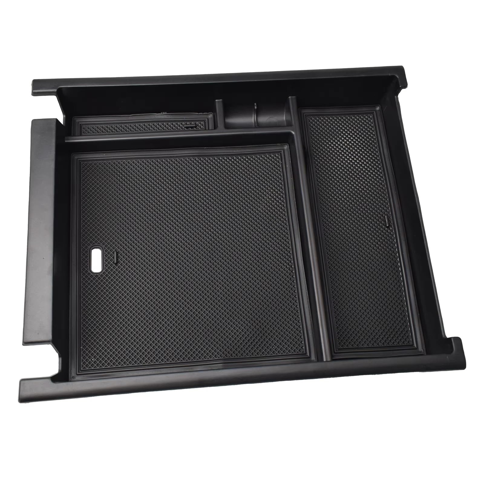 DSEQOPHH Car Accessories Compatible With Chevy For Silverado For 1500 1 Pcs Center Console Organizer Tray Armrest Box Car Storage Secondary Accessories