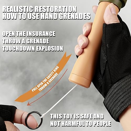 Miniatura 4 de M24 CS - Juguetes de granadas de mano, juguete de lanzador, juegos de batalla para Tactcial Airsoft Paintball Juego de rol