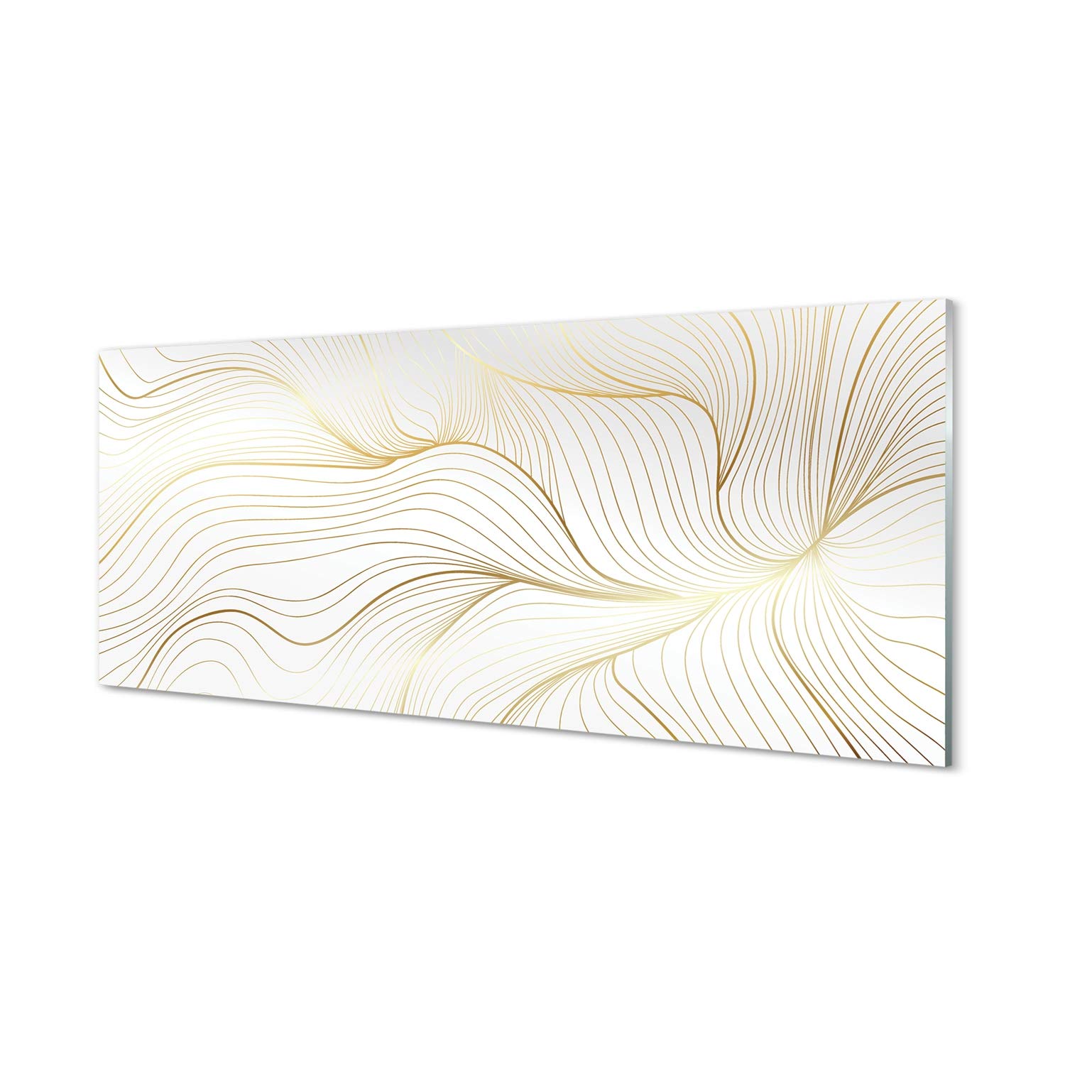 Tableau decoration murale incassable Tulup 125x50cm aspect marbre