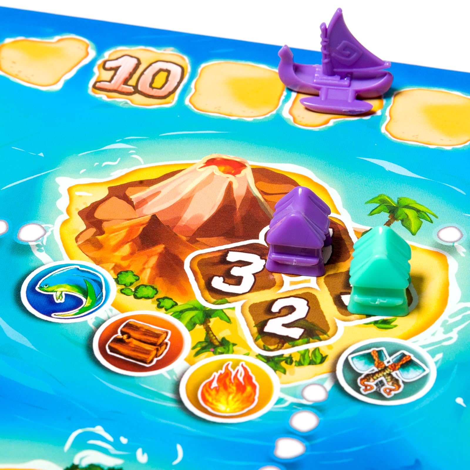 MAGICBOX Hawaiki – Juego de Mesa. Juego de Estrategia Familiar con temática mítica y de construcción de poblados. para 2-5 Jugadores, Edad 10+
