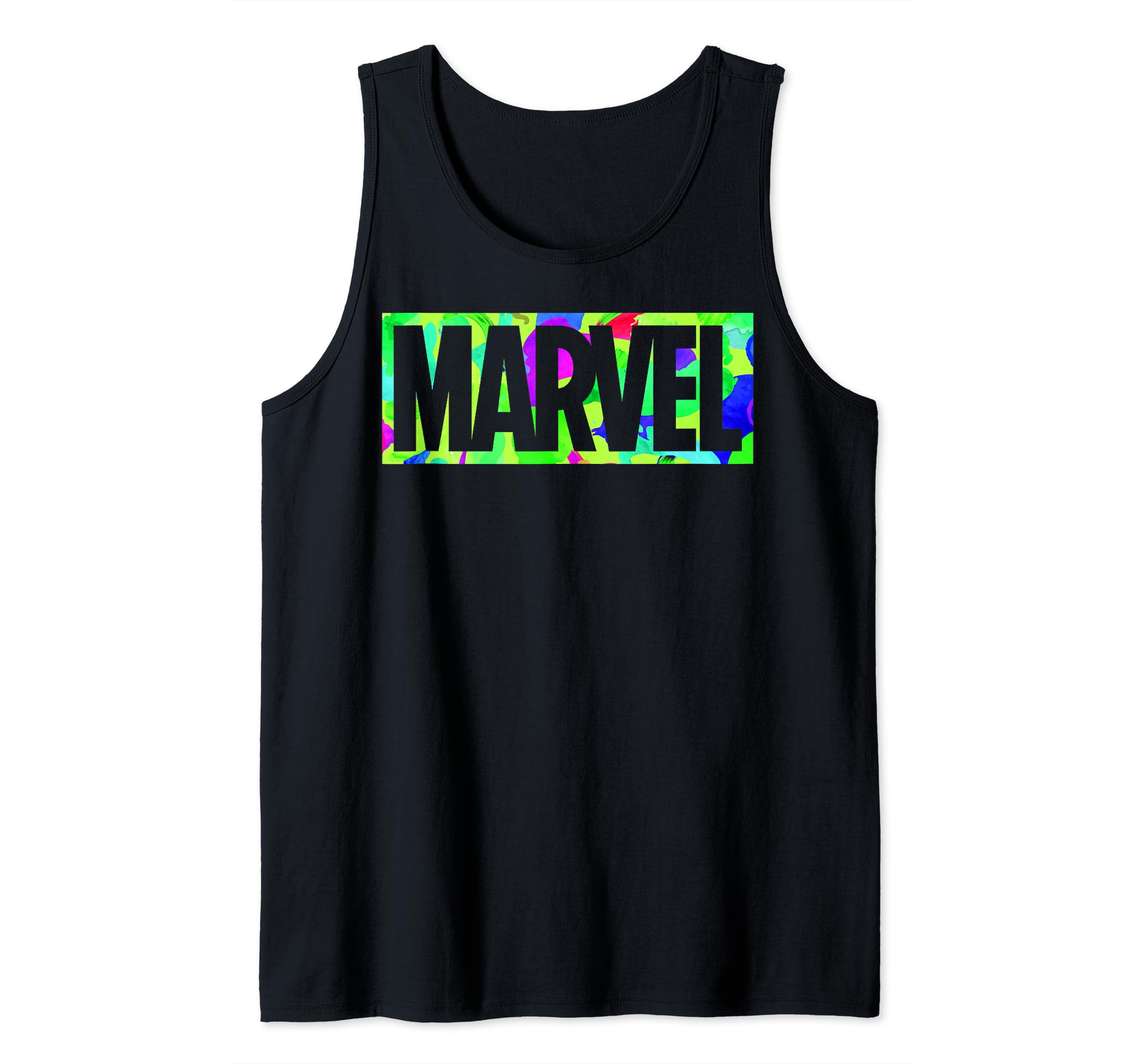 Tank top Marvel avec logo multicolore imprimé été