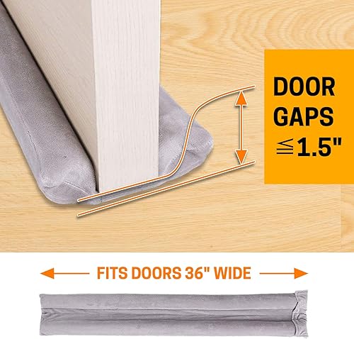 Miniatura 5 de VISEMAN - Tope para puerta de 36, doble cara, lavable a máquina
