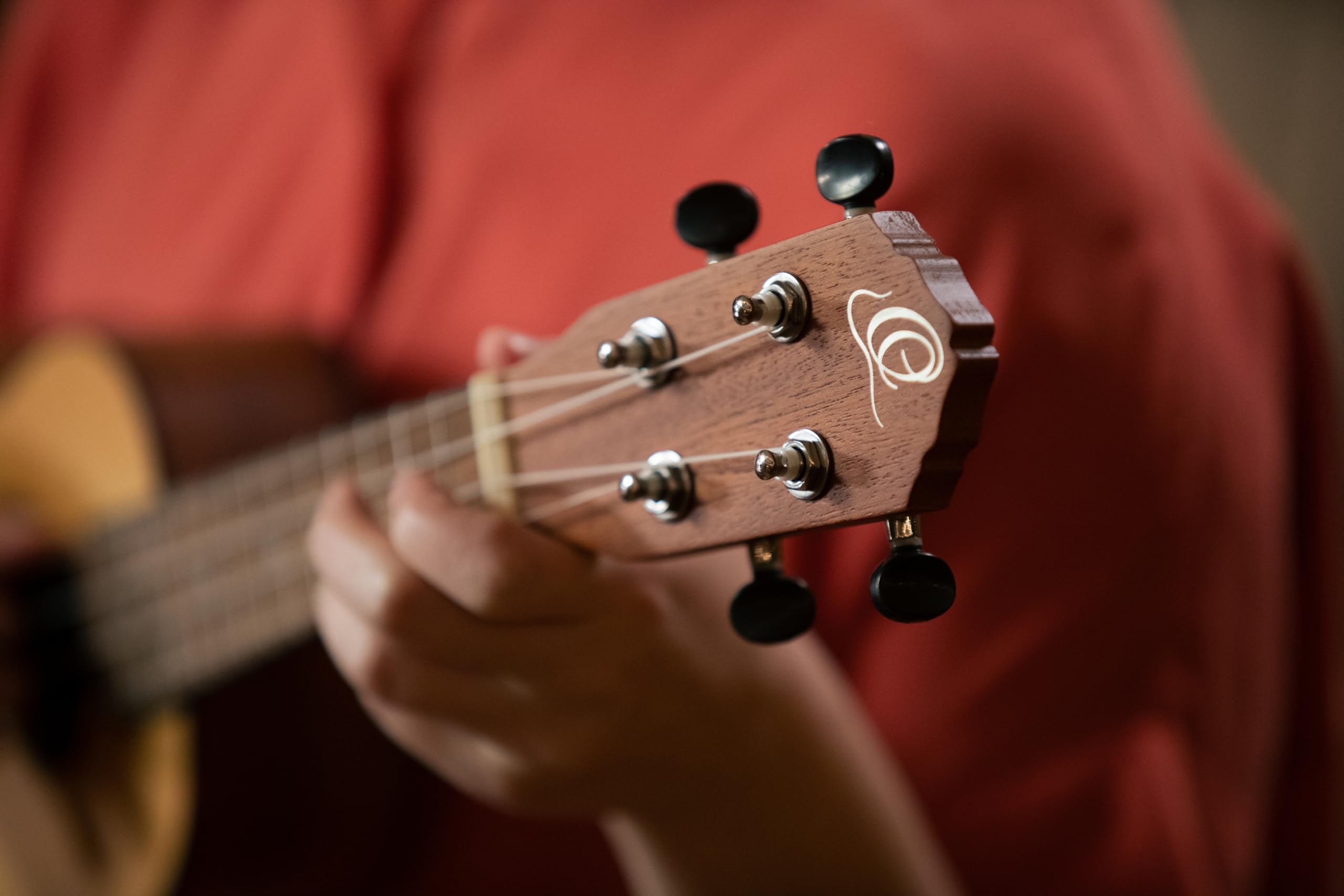 Ortega Guitars Ukulele Soprano Acustico – Bonfire Series – Abete Rosso / Sapele, Natural (RU5-SO)