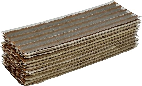 Miniatura 6 de ZERINT TS-235D50 Inserto de enchufe de reparación de pinchazos de neumáticos planos 50 piezas de 18 pulgadas x 8 pulgadas, tiras de reparación de