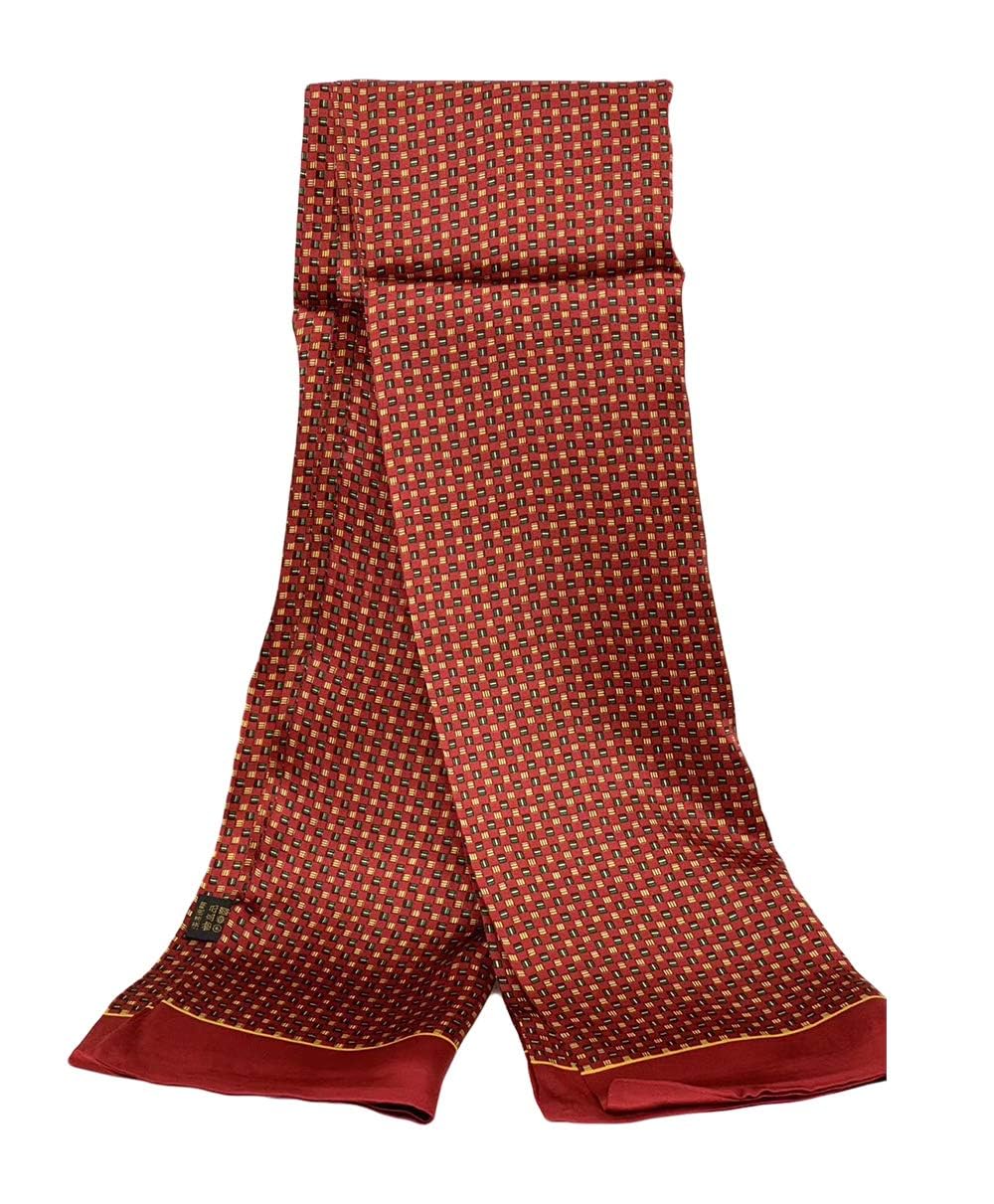 Uk_stone Men's ##5 100% Silk Paisley Floral Scarf, Größe: 160*28Cm(62,4"X 10,92")