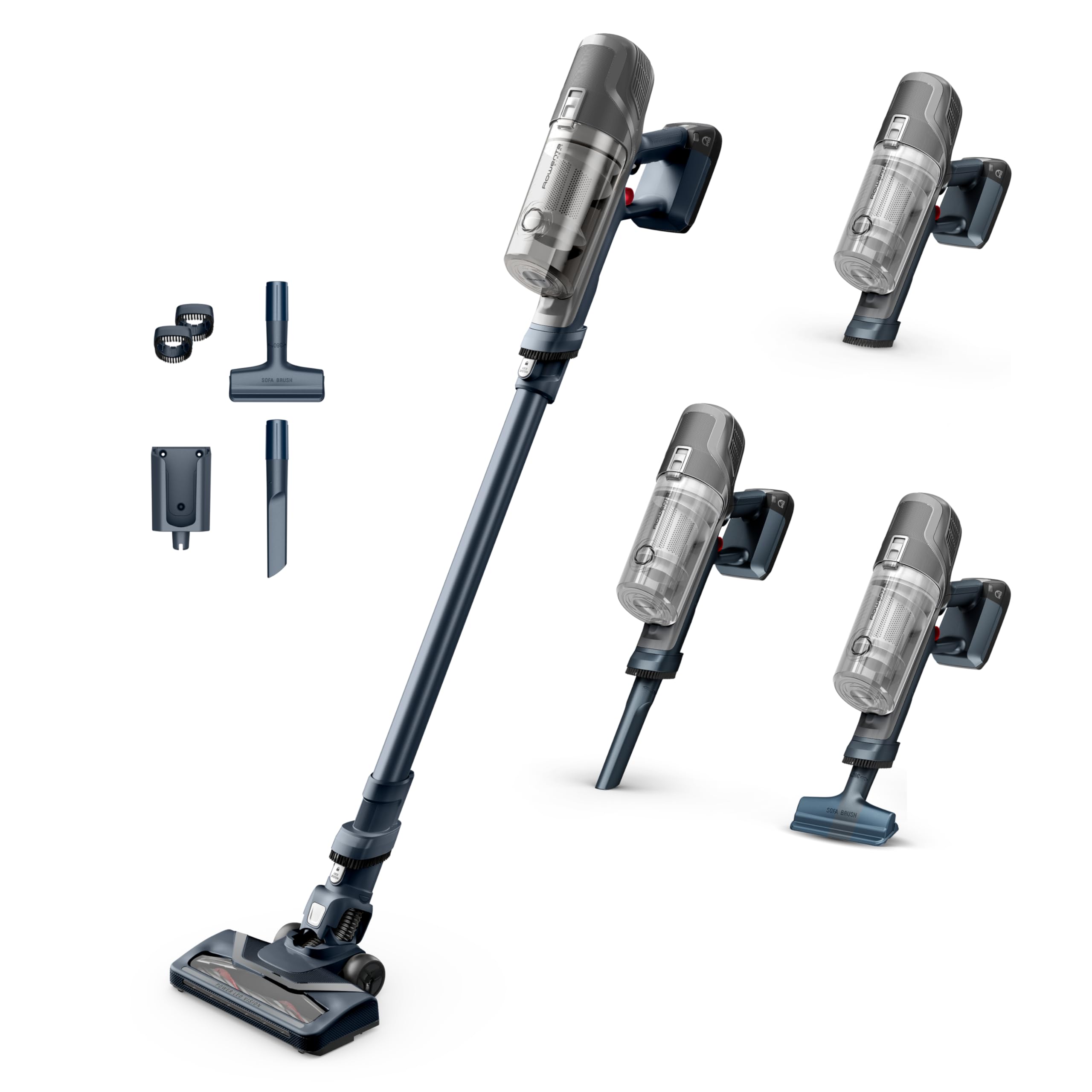 Aspirateur Balai Rowenta X-Pert 7.60 Sans Fil - 140W, 45min Autonomie | Pour Sols & Surfaces