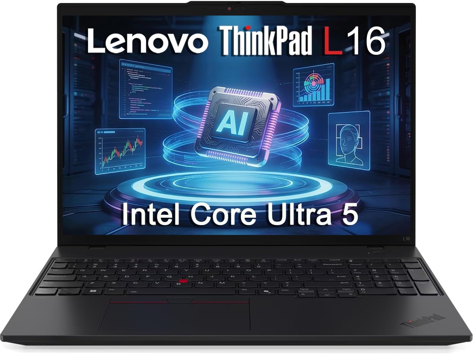- Lenovo ThinkPad L16 Business AI PC Laptop, 16" FHD+, Intel 12-Core Ultra 5 225U (> i7-1355U), Backlit, FP, 2x Thunderbolt 4, IST Computer Customized 16GB/32GB/64GB DDR5, 512GB/1TB/2TB SSD, Win 11 Pro