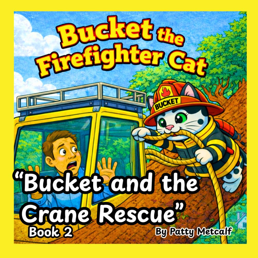 Bucket The Firefighter Cat: Bucket and the Crane Rescue - Book 2